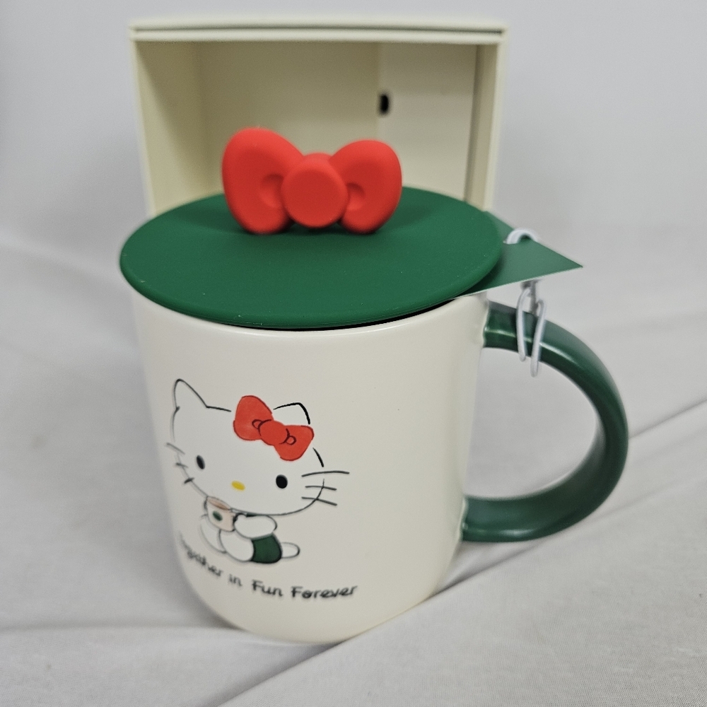 Starbucks Hello Kitty Limited Edition 50 Anniversary 16 Ounce Mug